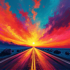 Title: Infinite Road (Route 66)