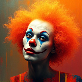 orange clown