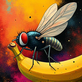 Fly on the Banana