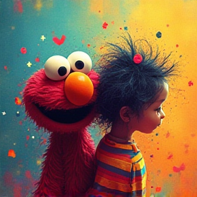 Elmo vs Clown