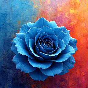 Blue rose