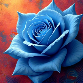 Blue rose