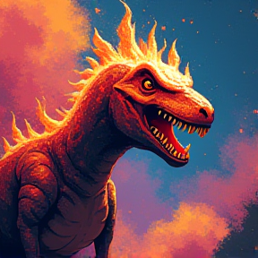 Blazing Dinosaur Showdown