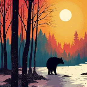 Bear in the Woods