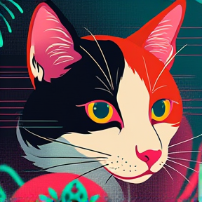 Psychedelic Kitty