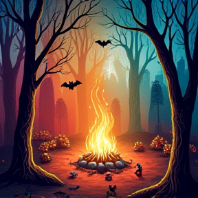 Haunted Campfire Night