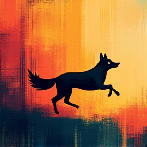 Jumping Fox