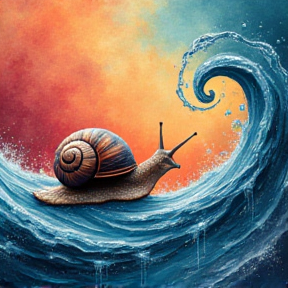 Snail's Journey to Salt Bay