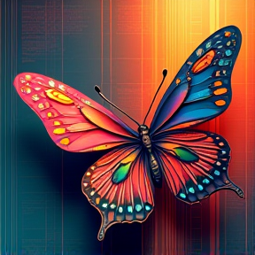 Metal Butterfly