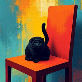 Chair and the Cat