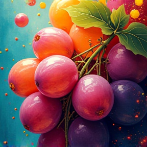 Grape Wars in the Fruit Salad