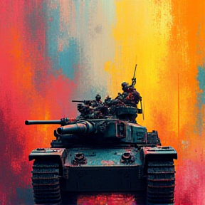 Tank in Battle