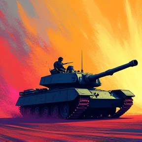 Tank in Battle