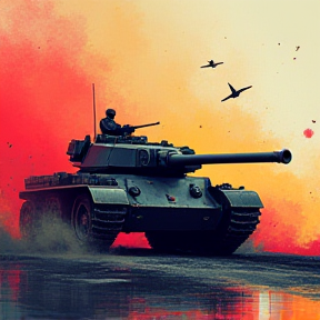 Tank in Battle