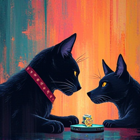 The Poker Cat