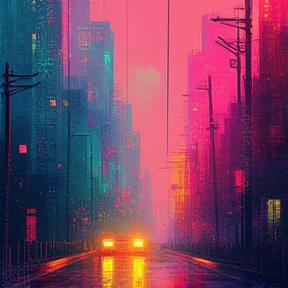 Neon City Lights