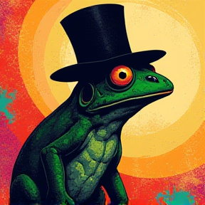 Frog With a Hat