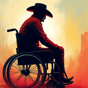 Cowboy in a Wheelchair