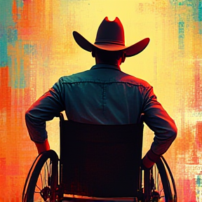 Cowboy in a Wheelchair