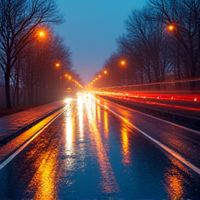 Reflections in the Rain