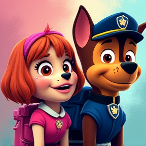 Paw Patrol Love Triangle