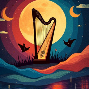 Moonlit Harp