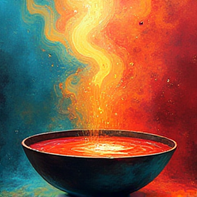 Cold Soup hot bowl