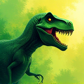 GREEN TYRANNOSAURUS REX