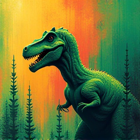 GREEN TYRANNOSAURUS REX