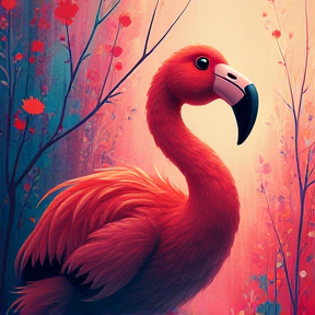 Flamingo's Feathered Chaos