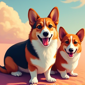 Corgis on the Dance Floor