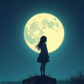 Girl on the Moon