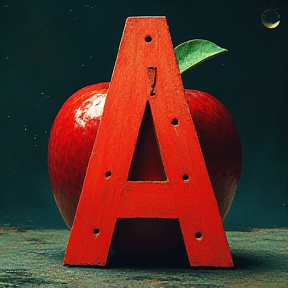 A for apple