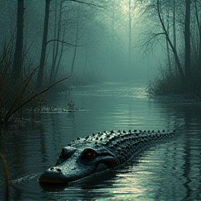 Gator in the Swamp