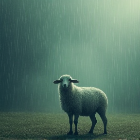 Lonely Lamb Rainfall