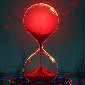 Hourglass of blood 