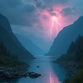 Sturm über dem Halterner Stausee