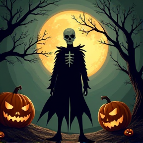 Jack O' Lantern and Skeltelman