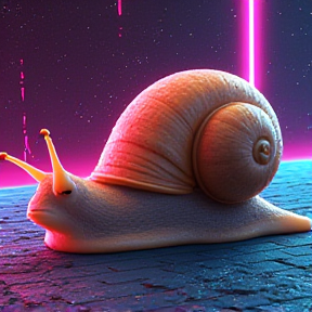 Süße Schnüffelschnecke