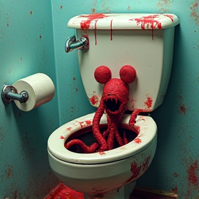 Mickey's Toilet Tentacle Nightmare