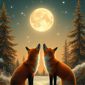 Mist and Foxes