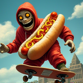 Skateboard Hotdog