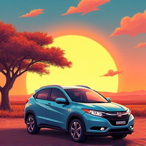 Honda HR-V dihati