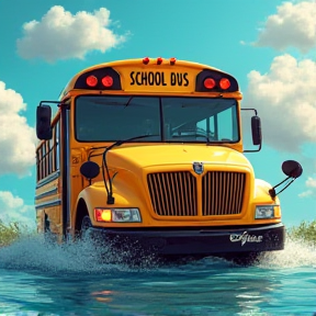 School Bus Can't Swim