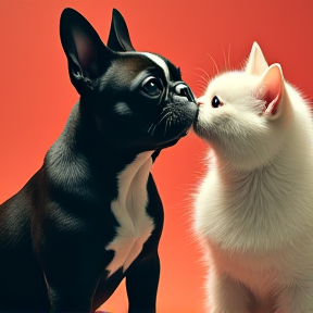 French Bulldog vs Persian Cat