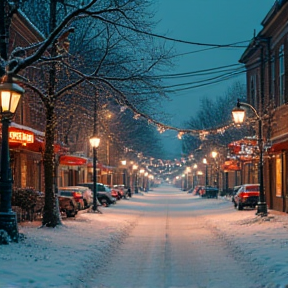 Shining Streets of Winter