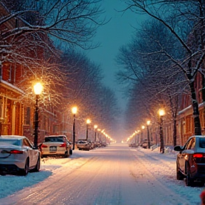 Shining Streets of Winter