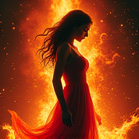 Fire woman