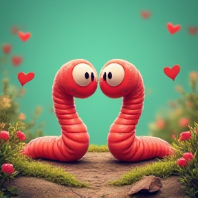 Lovey-dovey worms