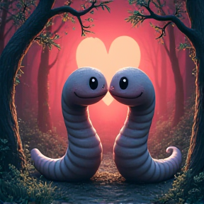 Lovey-dovey worms